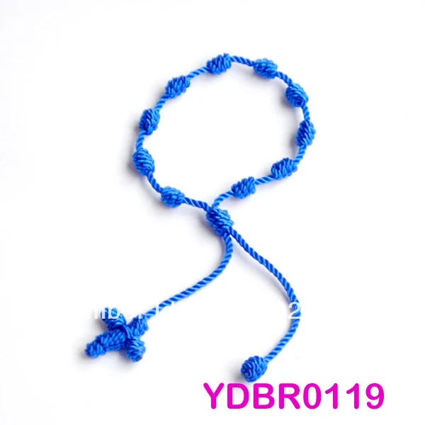 6 шт./лот 15 цветов ручной работы Счастливые цвета вязаный Крест из Розария