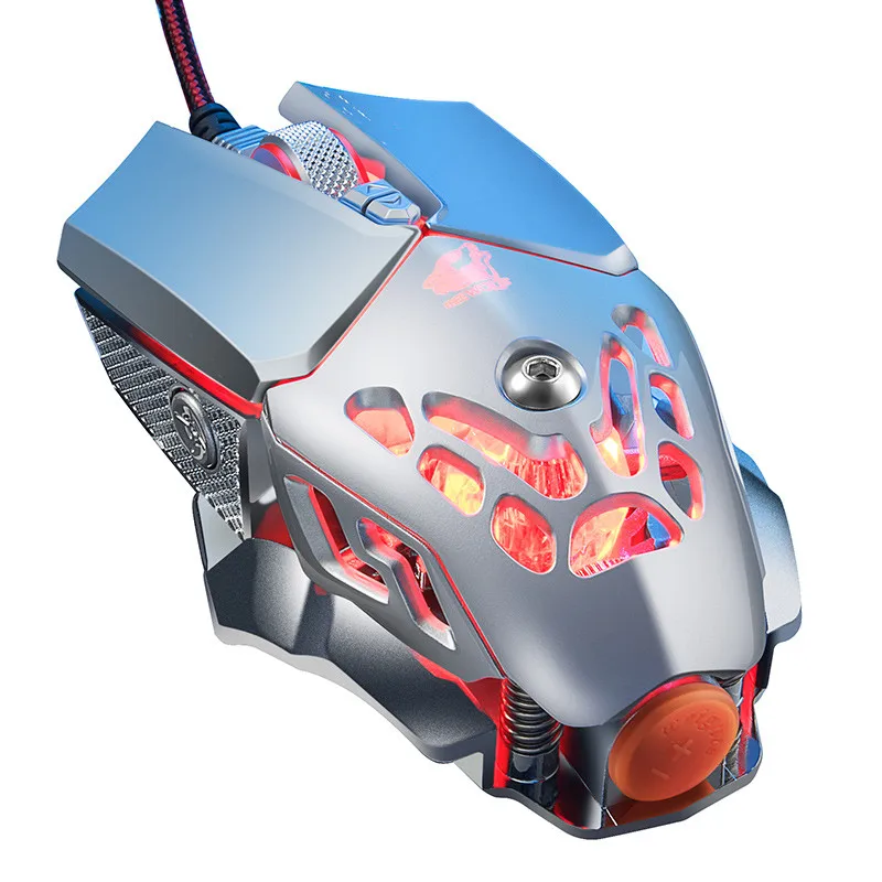 Модная Проводная игровая мышь eпула 2019 для офиса V9 2400 точек/дюйм светодиодная с