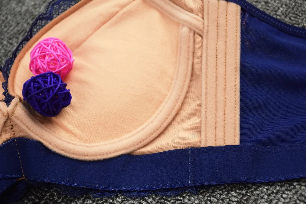 Горячая 2017 Новый Женщины Сексуальное Нижнее Белье Мягкий Большой Размер 3/4 Кубка