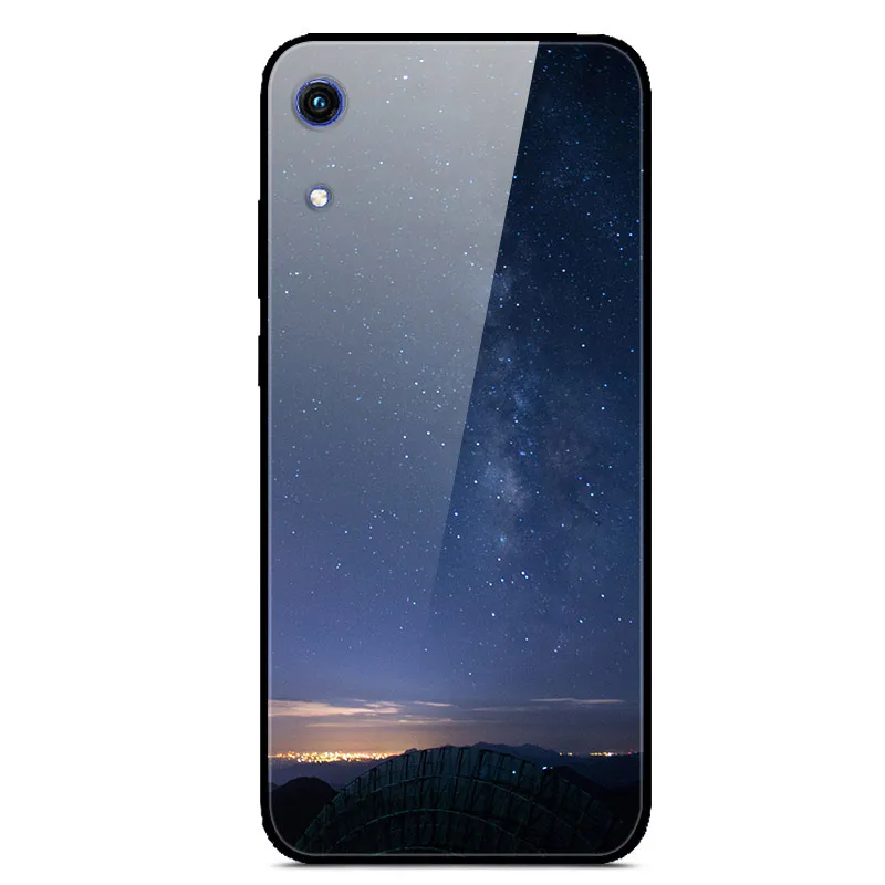 10 K JAT-LX1 для huawei Honor 8A 6,09 дюймов, стеклянный зеркальный жесткий чехол для телефона huawei Honor 8A, чехол для Honor8A 8 A A8, закаленное - Цвет: 10