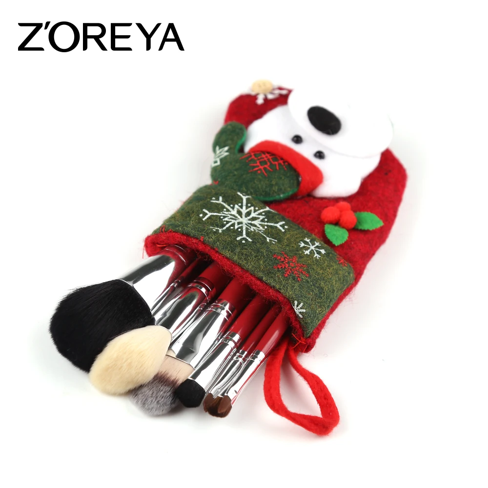 Zoreya 7 шт. набор кистей для макияжа Красочные Косметика Make Up Кисти Румяна Основа