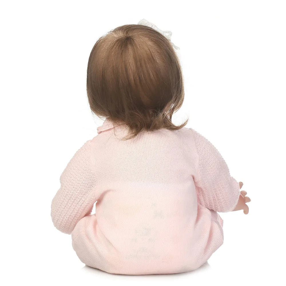 22 &quot55 см Reborn силиконовые младенцы милые куклы оптом креативные bebe alive