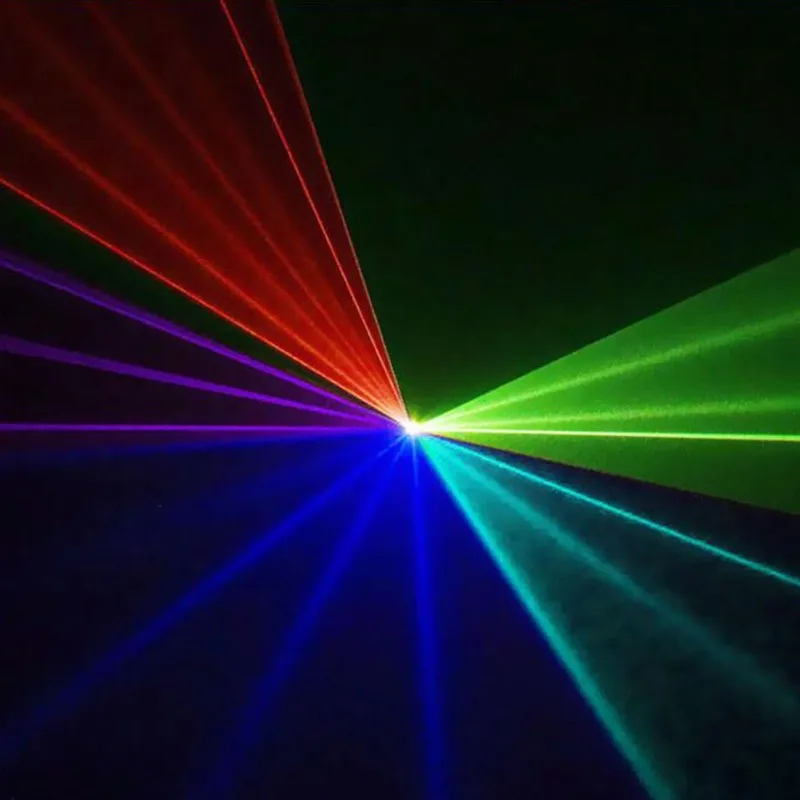 Профессиональный лазерный RGB 400 МВт сценическое освещение проектор DMX512 Красный Зеленый Синий с пультом дистанционного управления DJ Бар вечерние Рождество дневной свет
