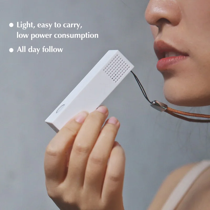 Портативный ионный очиститель воздуха ожерелье мини пыли USB формальдегида