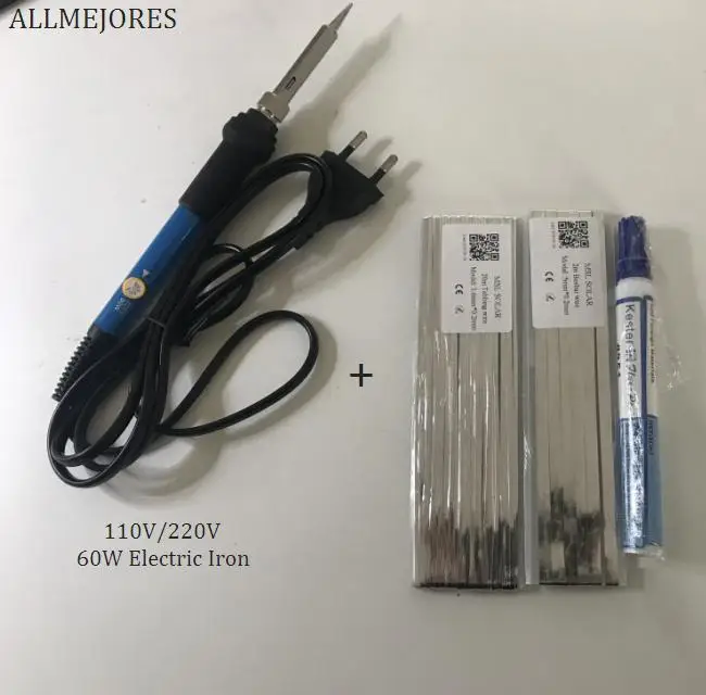 ALLMEJORES DIY панели солнечных батарей сварочные наборы 60 Вт Электрический утюг + 20