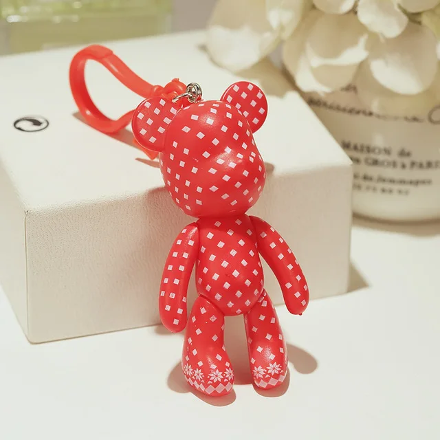 Bomgom мультфильм Popobe Gloomy Bear Momo винил полимерный брелок сумка Подвеска с героем Аниме Дети игрушки кукольный брелок D198 - Цвет: 3