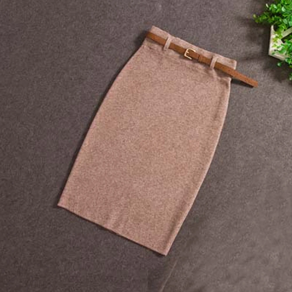 Женская облегающая юбка-карандаш с высокой талией летняя 2018 | одежда