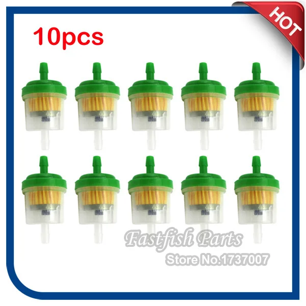10 шт./упак. бензиновый газ топливный фильтр с магнитом для китайского квадроцикла
