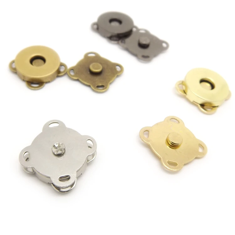 Магнитные кнопки типа цветок сливы магнитные аксессуары для сумок и невидимые