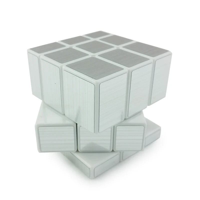 3x3x3 белый серебристый зеркальный магический куб скоростной пазл игрушки для