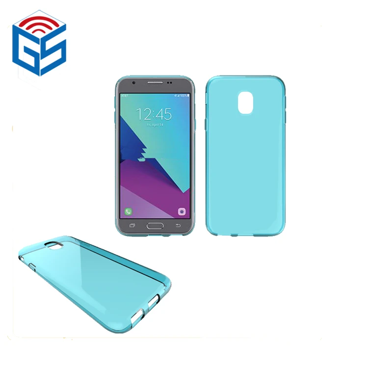 Полный прозрачный Прозрачная крышка ТПУ Гель для Кожи Чехол Samsung Galaxy J3 2017 J330 j330fn