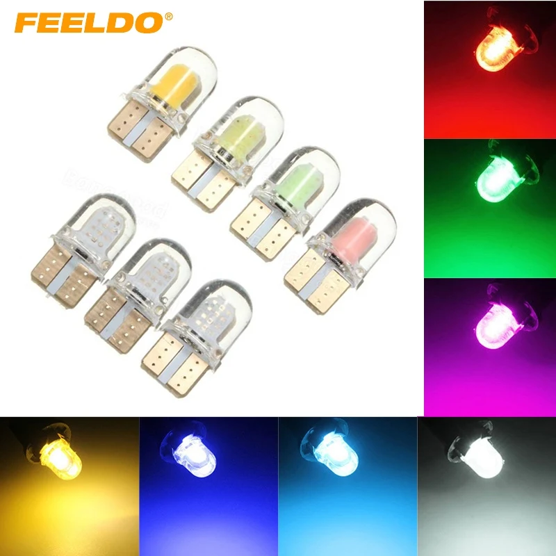 

20 шт., Автомобильные светодиодные лампы T10 194 168 W5W COB 8SMD кварцевая Автомобильная 8
