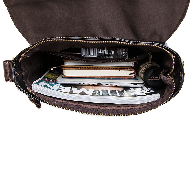 WESTAL многоцелевая повседневная сумка мужская натуральная кожа конструктор