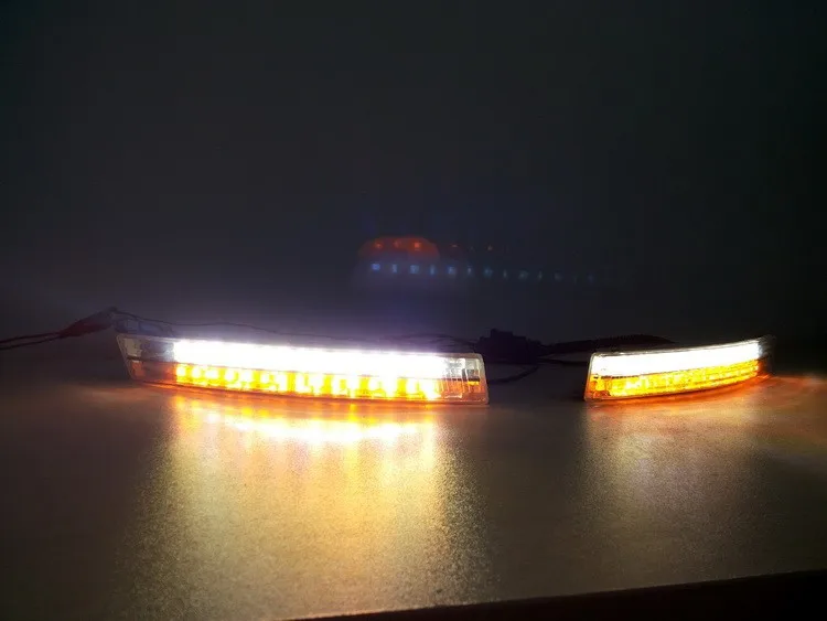 SMK Новое поступление для VW Passat B6 led drl Дневной ходовой светильник передний с функцией поворота светильник наивысшего качества дизайн
