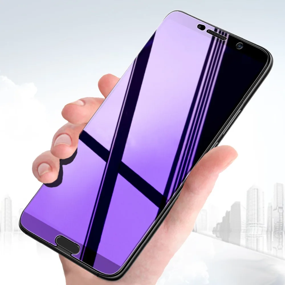 2 шт полное покрытие фиолетового света стекло защитная пленка для Huawei Mate 10 20 Lite 20X