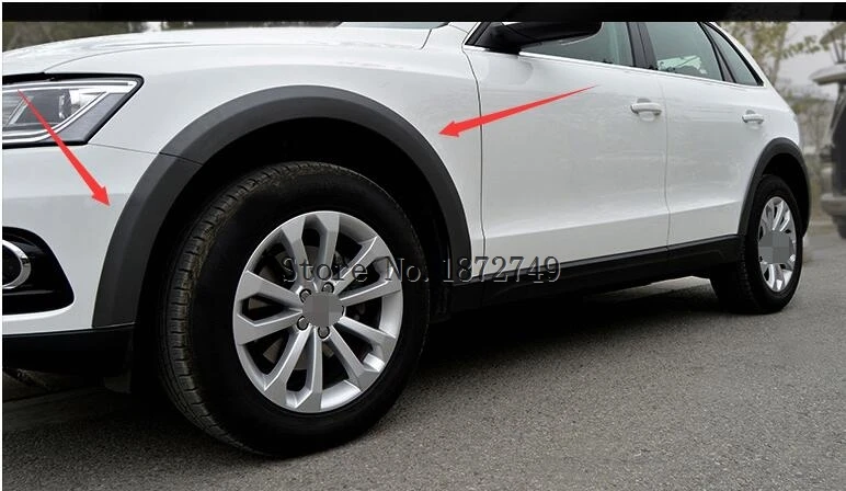 8 5 см широкие накладки на переднюю часть автомобиля для Audi Q5 Non Sline 2009 2017|car styling|wheel