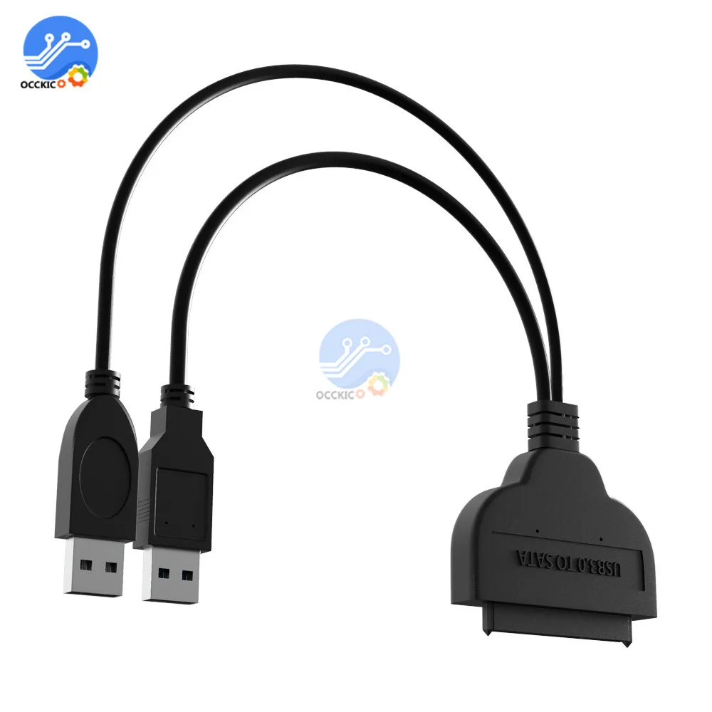USB 2 0 на SATA 22 штыревой адаптер для 5 HDD кабель жесткого диска диск Медь переходной