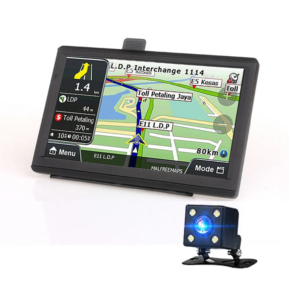 Katarina 7 дюймов Автомобильный gps навигатор Bluetooth 8 ГБ с камерой заднего вида FM MP3 MP4 800