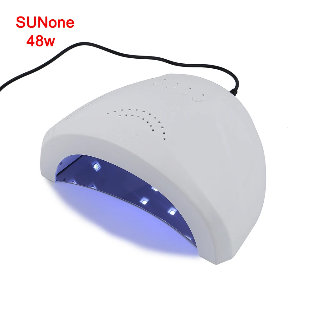 SUNone 48 Вт УФ лампа Сушилка для ногтей Светодиодная белая машина отверждения гель