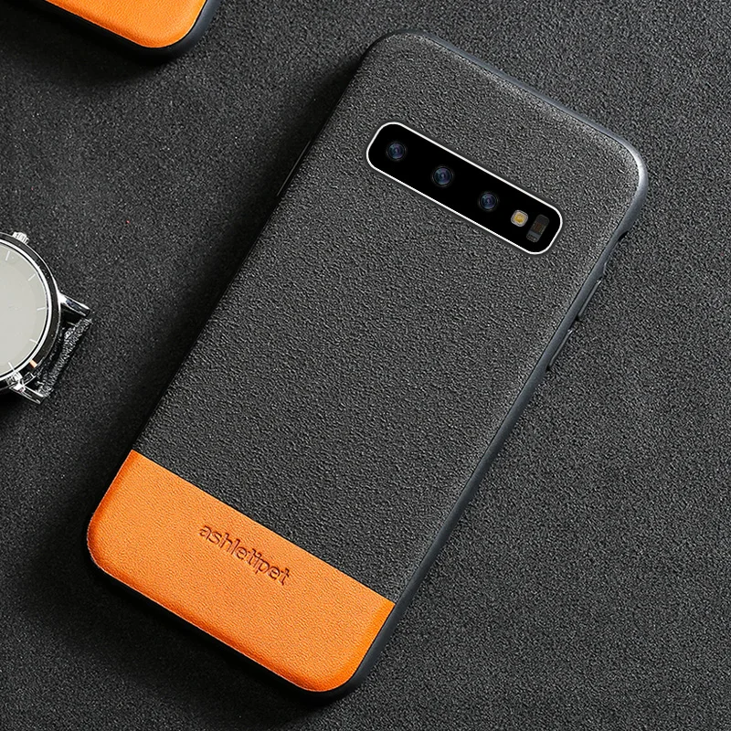Новый деловой кожаный чехол для телефона Samsung Galaxy S10 plus s10e s20 ultra 20 + note 10 a51 a71 черный
