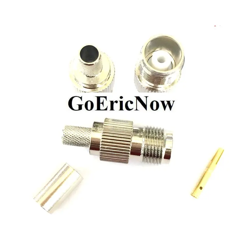 5pcs RF Coaxial 50ohm TNC Female for RG59 LMR240 Cable Connector Adapter | Обустройство дома