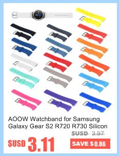 AOOW силиконовый ремешок для samsung gear S2 R720 сменный Браслет ремешок для gear S2 спортивные часы с камуфляжным цветочным принтом