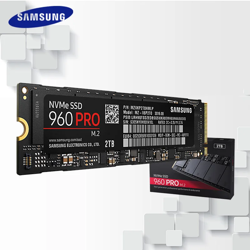 Samsung 960 PRO 512GB 1TB 2TB SSD solid state hard disk NVMe MZ-V6P512Z Internal for Laptop PC Computer | Компьютеры и офис