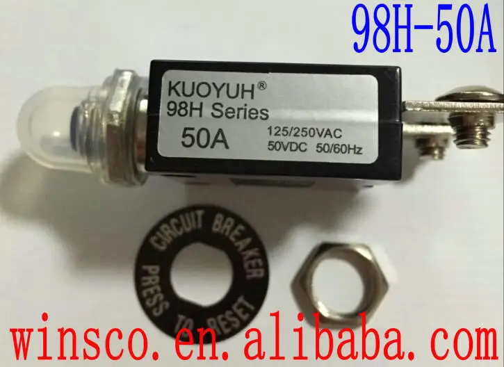 Водонепроницаемая крышка 50 А автоматический выключатель KUOYUH 100% 98H SERIES