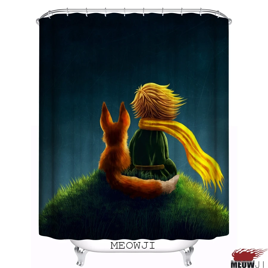 The Little Prince Beautiful Fairy Tale custom Shower Curtain Bathroom decor various sizes Free Shipping | Дом и сад