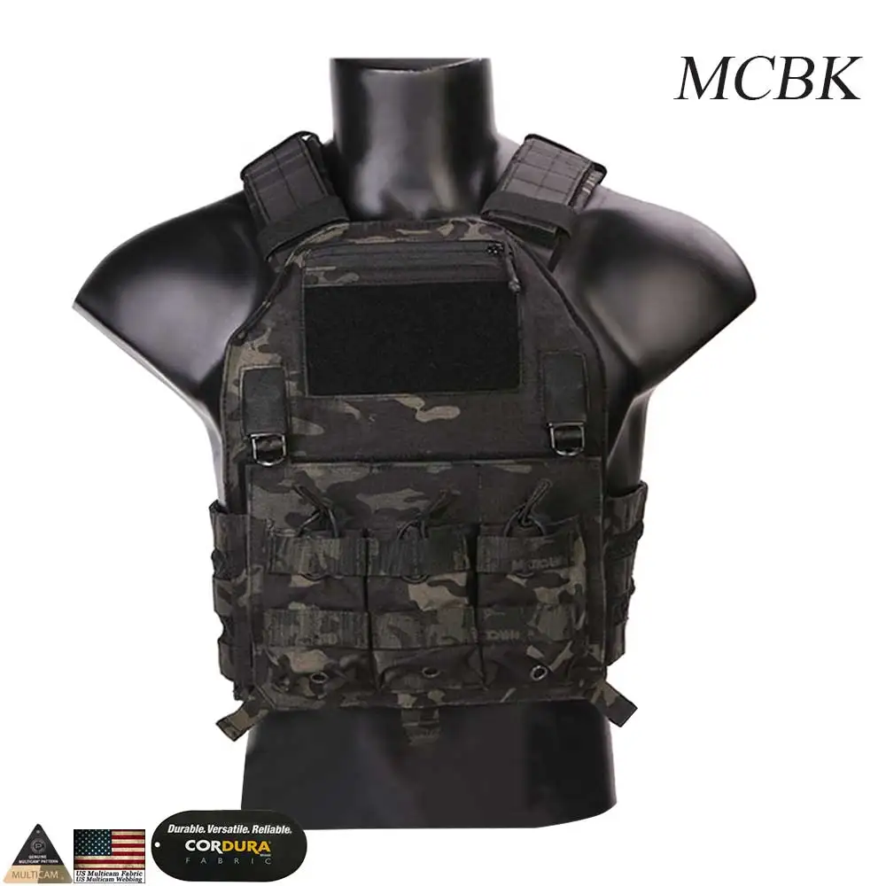 EMERSONGEAR Molle Vest 420 PLate Carrier Hunting Vest Military Paintball Tactical Molle Vest Chest Rig Multicam Tropic EMERSON