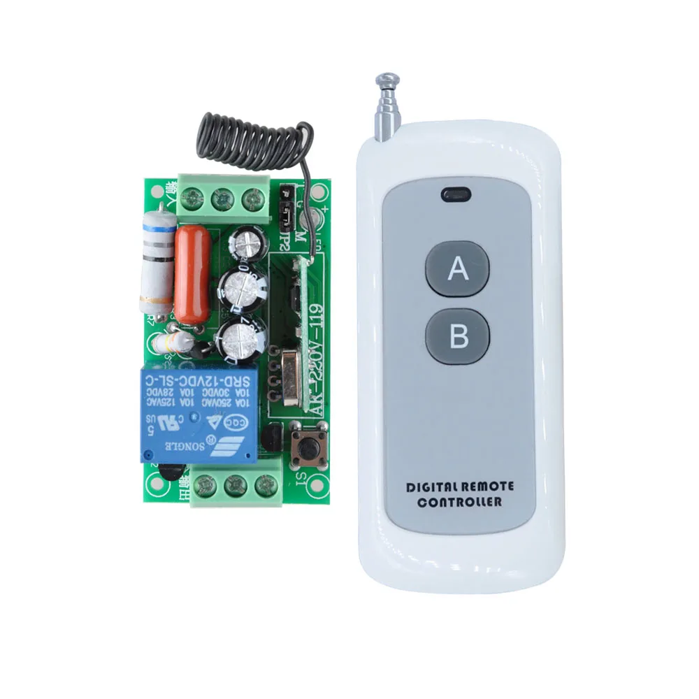 AK 220V 119 AC 1CH 10A беспроводной пульт дистанционного управления выключатель света
