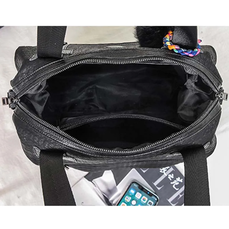 

large 39cm women leather bag Boston female handbag tote soft leather shopping bag black women handbag new brand design shoulder