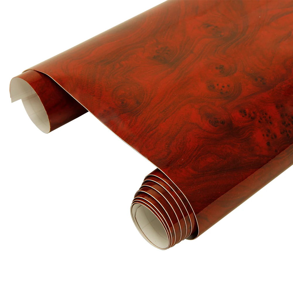 

Sunice 1.24x3m high glossy wood Grain viny Film Car Interior DIY Vinyl Sticker Furniture Wood Textured Wrap Decals Adhesive