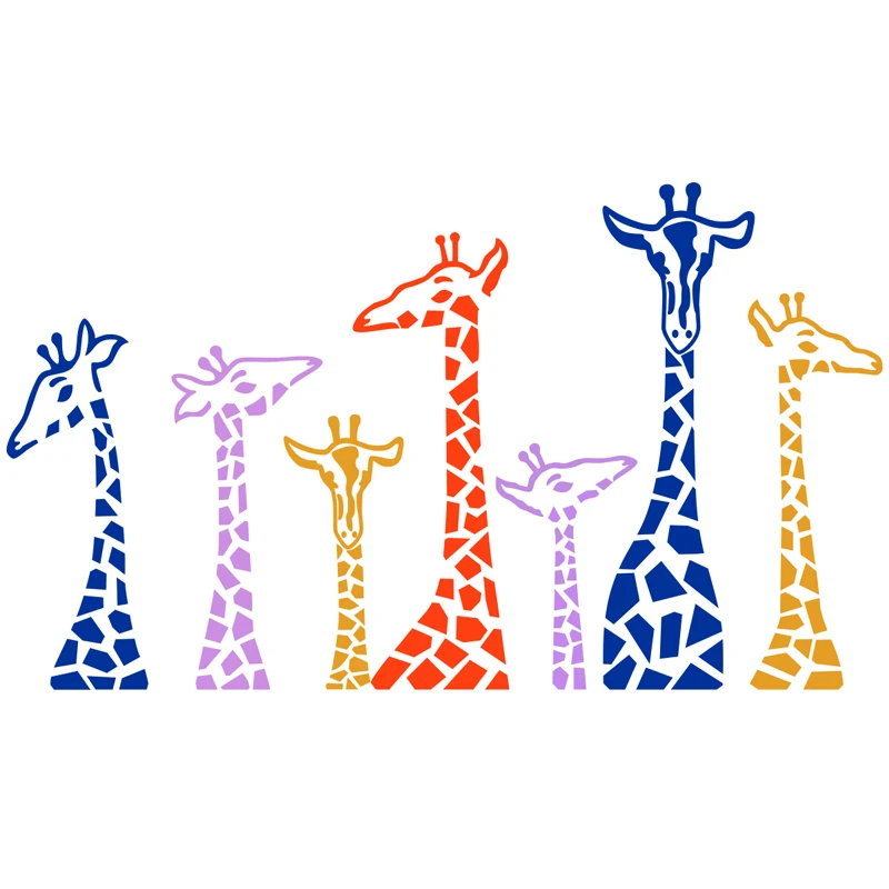 

Removable Living Room 3D acrylic giraffe wall sticker for kids