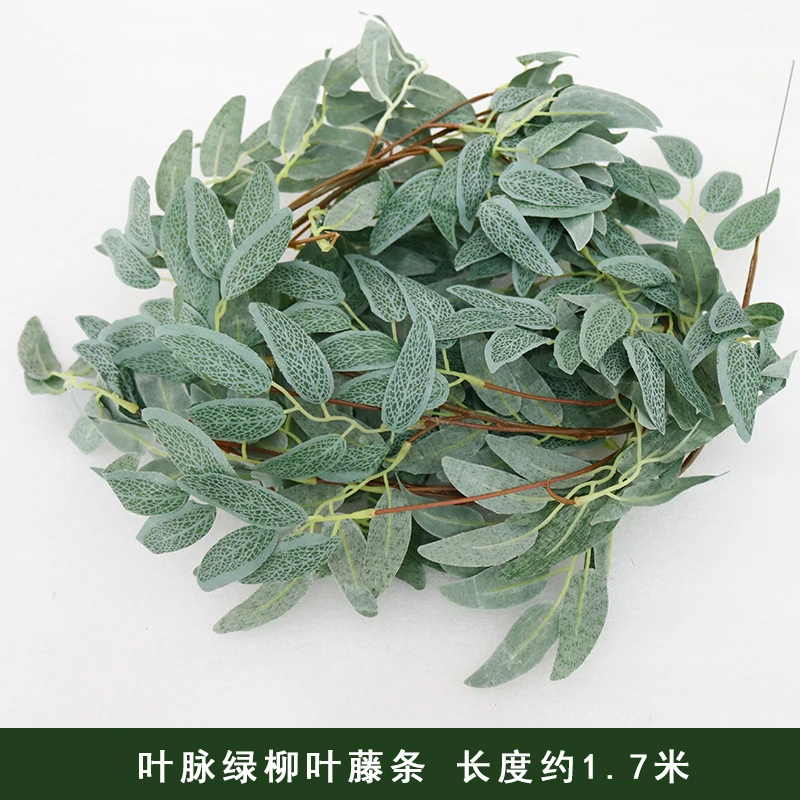 Имитация ивы листья ротанга поддельные цветок лоза свадебные фотографии