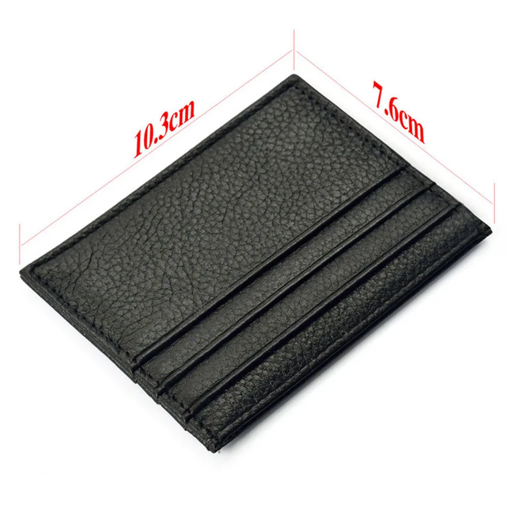 Модный тонкий бумажник для мужчин держатель кредитных карт мини кошелек ID Чехол