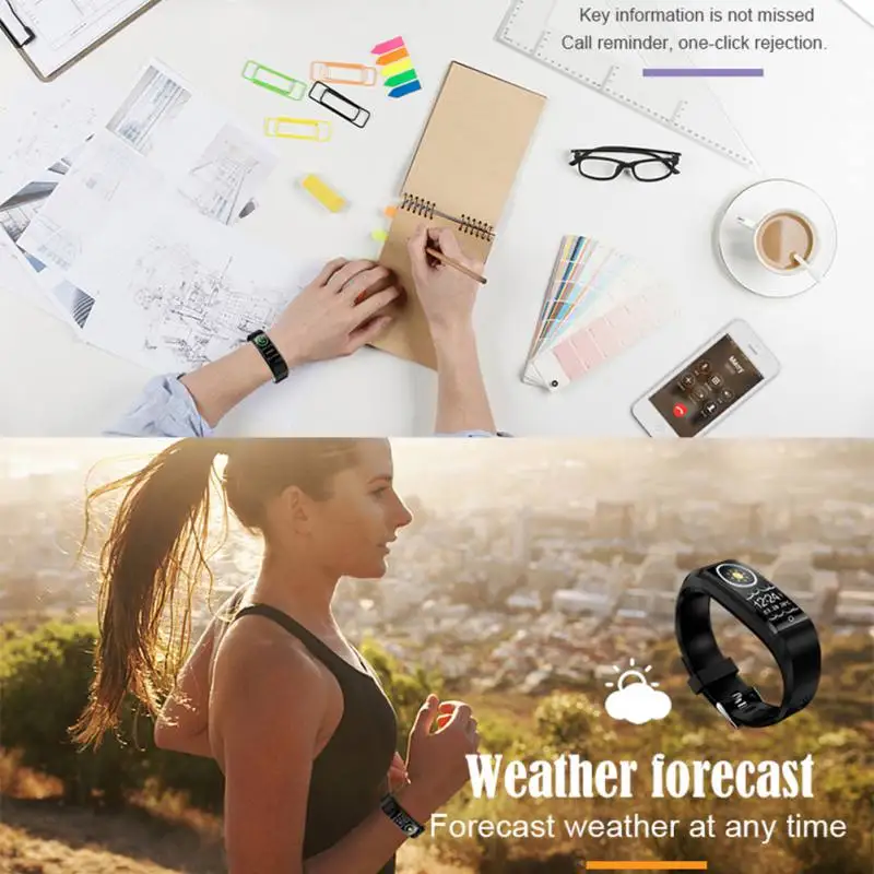 Смарт браслет ID115Plus фитнес трекер счетчик шагов монитор активности пульсометр