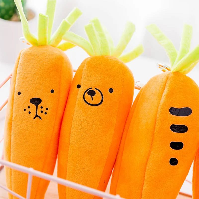 Чехол карандаш для морковки большой емкости креативный пенал Kawaii милые школьные