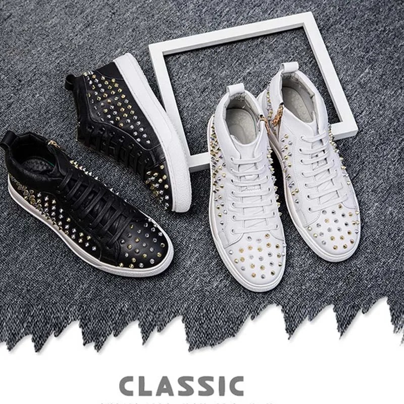 The New Listing Men Board shoes Casual Fashion Comfortably breathable Walking shoes Genuine Leather non-slip