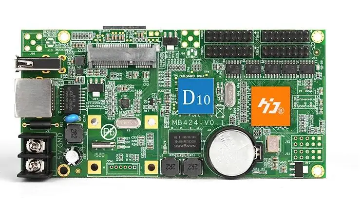 HD-D10 Asynchronous 4*HUB75 WIFI USB control card full color display screen video control card