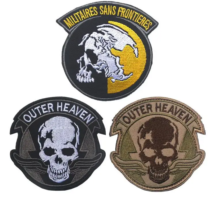 Металлическая Шестерня твердый фантомный боль внешний Небесный патч военные sans