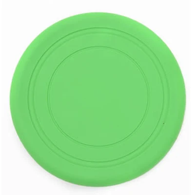 green 1 шт. забавная силиконовая летающая тарелка для собак, собак, кошек, игрушка для собак, игра летающих дисков, устойчивая для жевания щенками, интерактивные принадлежности для домашних животных - Цвет: green