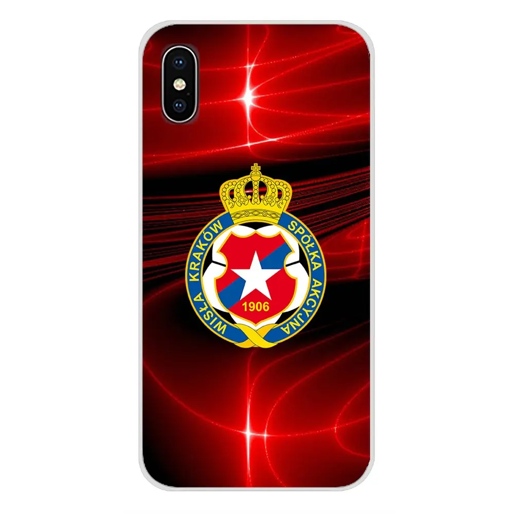 Футбольная команда Wisla Краковская мягкая прозрачная оболочка для Xiaomi Mi6 A1 5X 6X Redmi