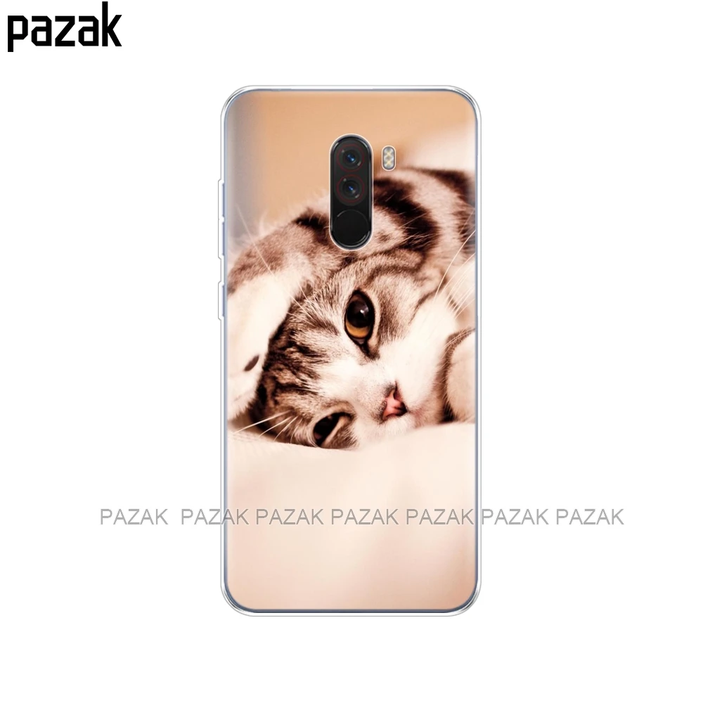 34344 Мягкий чехол pnleone для Xiaomi Pocophone F1, чехол Xiaomi Poco F1, силиконовый мягкий ТПУ чехол для телефона Xiaomi Pocophone F1 Global F, милый - Цвет: 34344