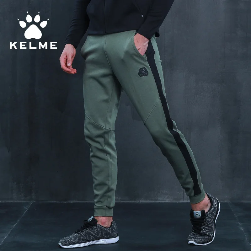 

Мужские эластичные дышащие спортивные штаны KELME, спортивные штаны для бега, баскетбольные брюки для бега, 3671014