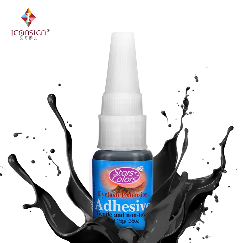 Лидер продаж 15 мл черный клей для накладных ресниц наращивания адгевиз может