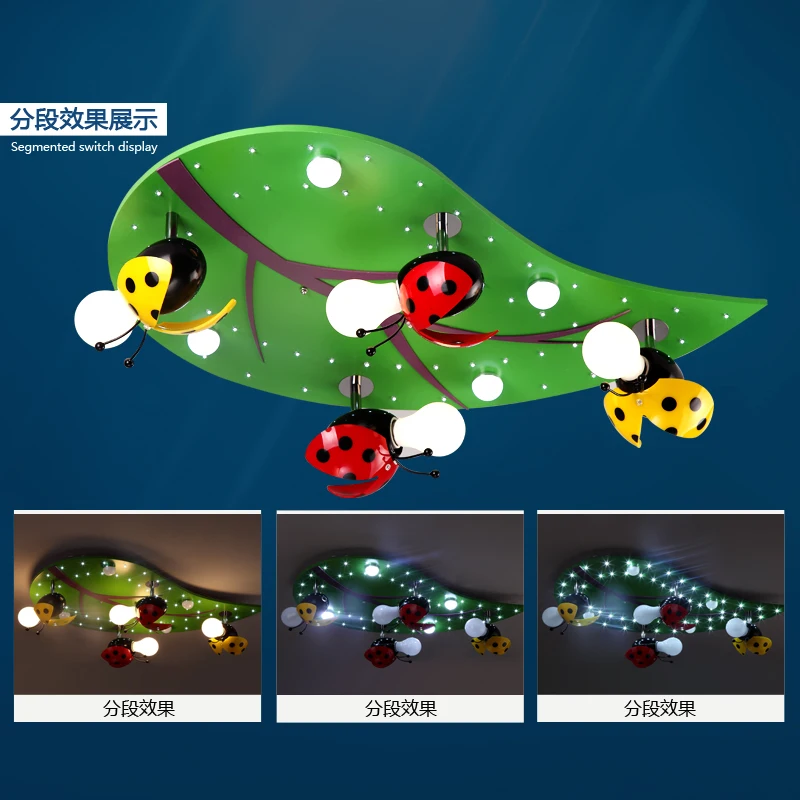 

Creative cartoon children's room led ceiling lamp cozy the room boy girl modern bedroom Ceiling light