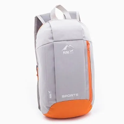 Nylon Waterproof Sport Backpack Small Gym Bag Women Pink Outdoor Luggage For Fitness Travel Duffel Bags Men Kids Children Sac De - Цвет: gray