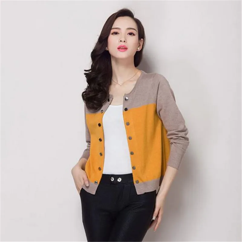 60244 Ginger Европейская уличная Новая мода, весна, осень, зима, женские кардиганы большого размера, свитера, вязаный Рождественский свитер, платье 60244 - Цвет: 60244 Ginger