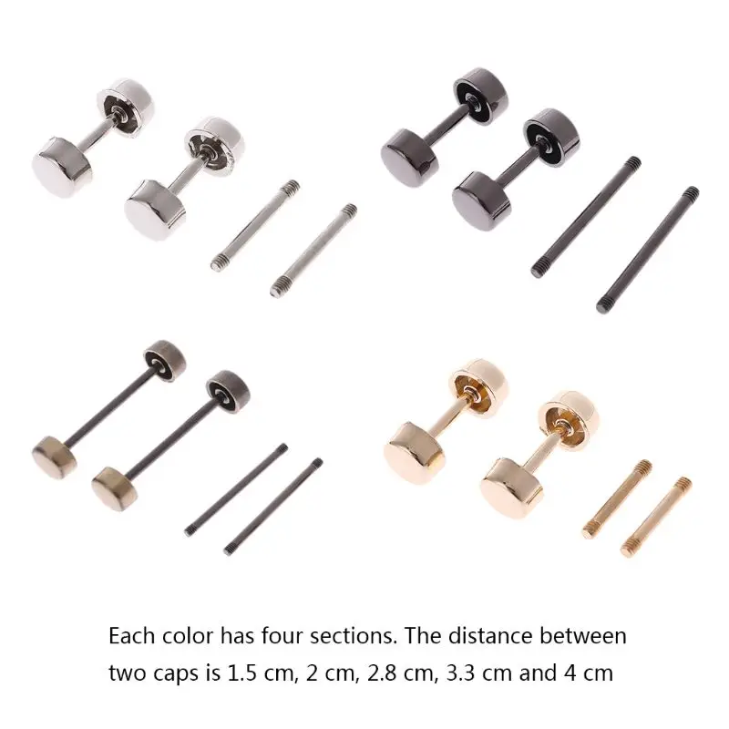 

High Quality 2pcs Bag Metal Clasp Buckles Detachable Wheel Buckle for Bags Handbag Accessories